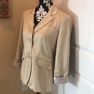Vintage Khaki  Blazer Jacket